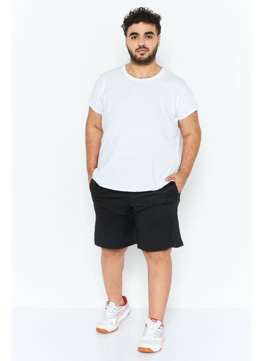 90 Degree - Men Sportswear Fit Active Shorts, Black - Image 1