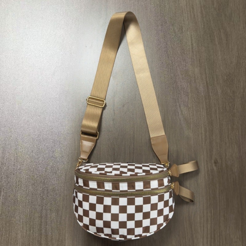 In-Stock Women'S New Trendy Fashion Versatile Oxford Cloth Nylon Large Capacity Shell Bag Lightweight Crossbody Bag - Image 1