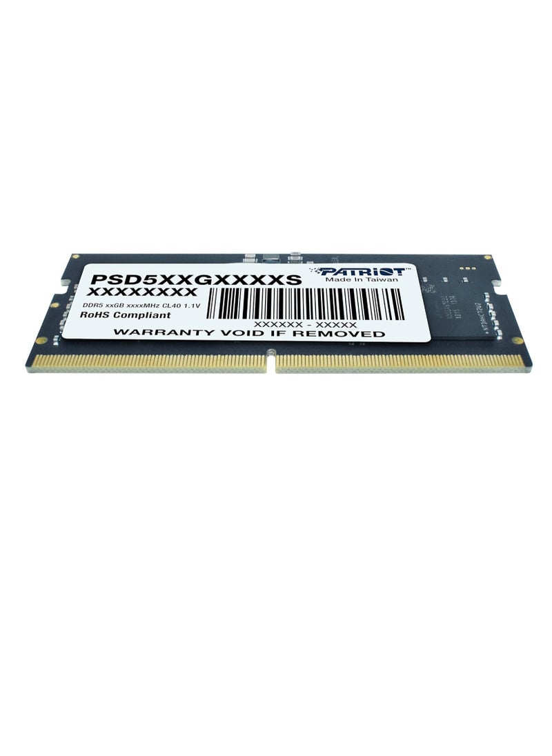 Generic Patriot Memory Signature Line DDR5 8GB (1 x 8GB) 5600MHz SODIMM Single - PSD58G560041S  - Image 1