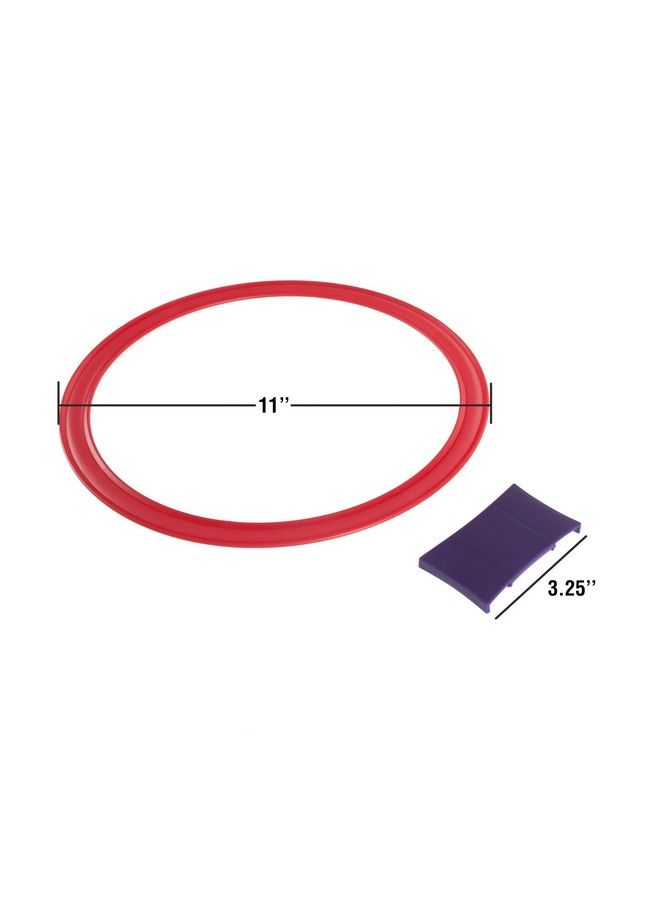 Hey! Play! Hopscotch Ring Game 10 Multi Colored Plastic Rings And 15 Connectors For Indoor Or Outdoor Use Fun Creative Play Set For Girls And Boys  - Image 3
