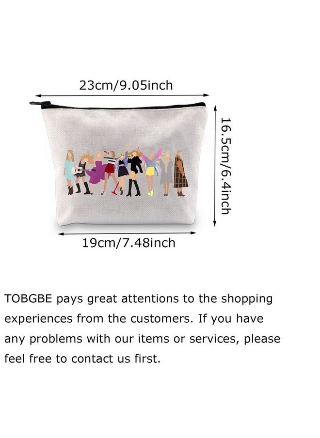 TOBGBE Album Inspired Gift Let Us Enjoy Sing Song Makeup Bag Singer'S Merchandise Music Lover Gift (Sing Happier Bag)  - Image 2