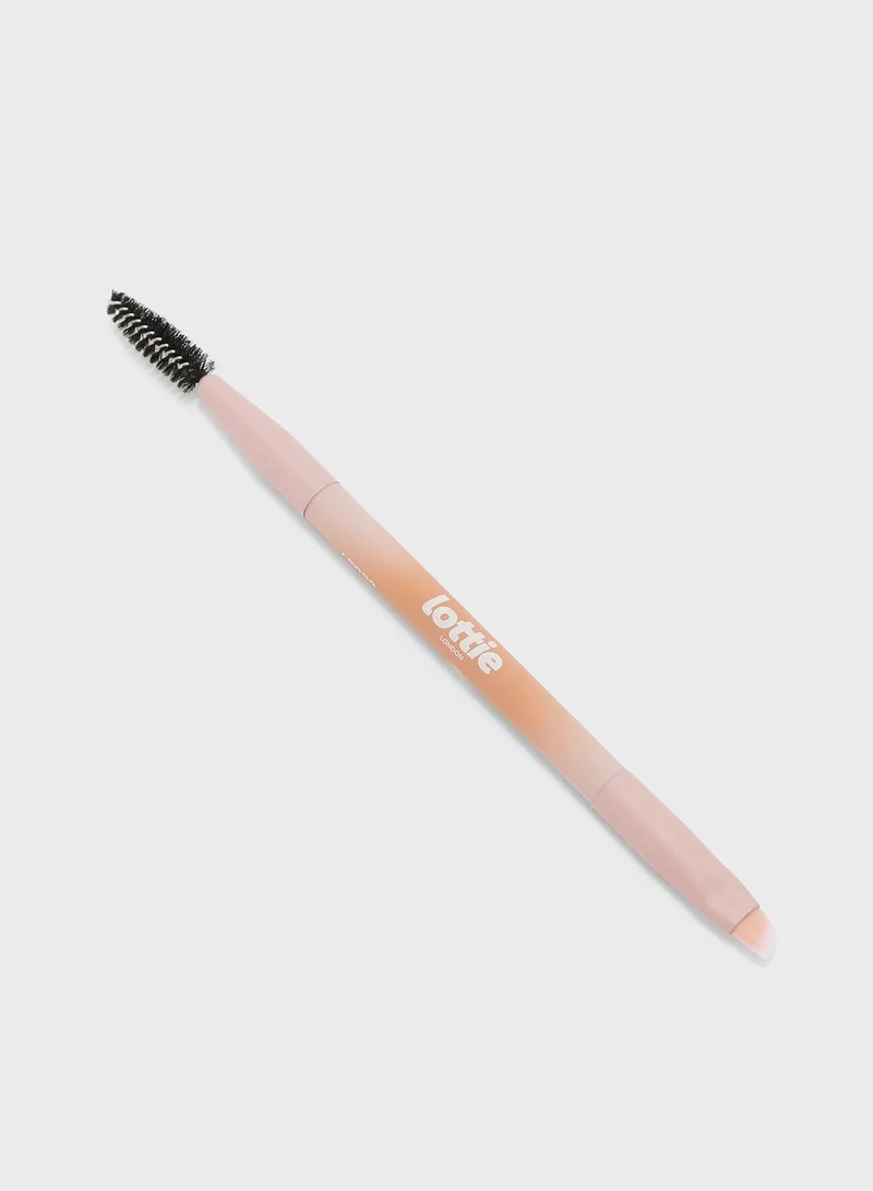 Lottie Vegan Fibre  Double Ended Brow Brush