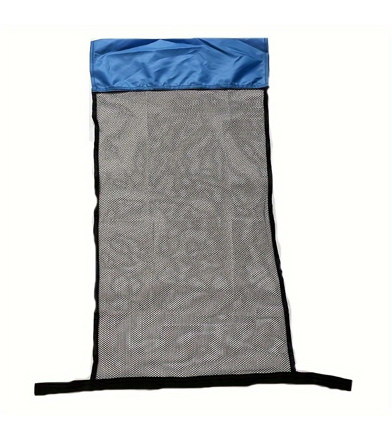 Dark Blue Swimming Floating Bed Water Lounge Chair for Pool Party - Image 1