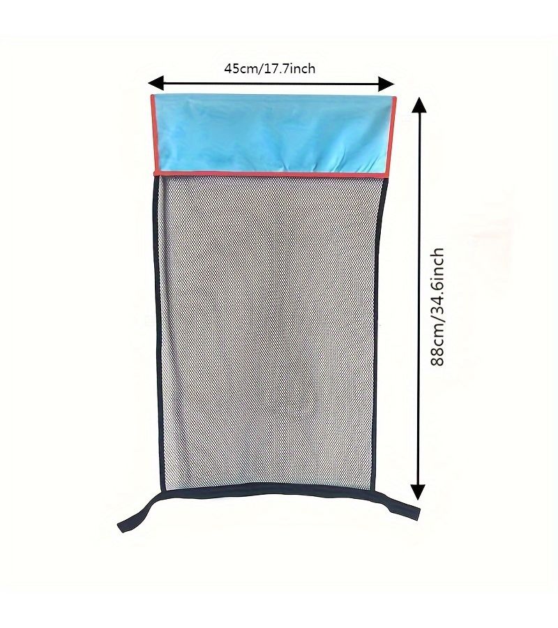 Dark Blue Swimming Floating Bed Water Lounge Chair for Pool Party - Image 3