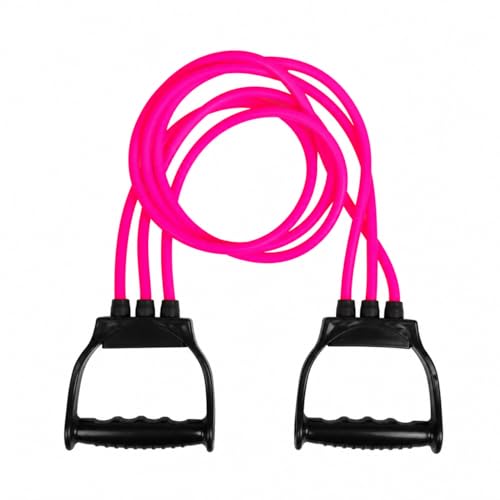 Fitfix® Triple Tube Resistance Band with Handles – Heavy Duty Exercise Tube for Home Gym, Strength Training, Yoga, Stretching & Full Body Workout Equipment for Men & Women (Colours May Vary) - Image 1