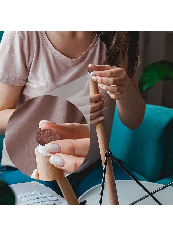 Royalkart Furniture Felt Pads, Non-Slip Self 3M Adhesive Cuttable Felt Heavy Duty Felt Strip for Protecting Hardwood Floors Chair Wall Protector(Pack-1) - Image 5