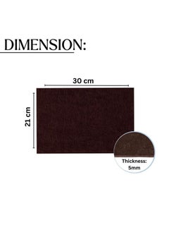 Royalkart Royalkart Furniture Felt Pads, Non-Slip Self 3M Adhesive Cuttable Felt Heavy Duty Felt Strip for Protecting Hardwood Floors Chair Wall Protector(Pack-1)  - Image 2