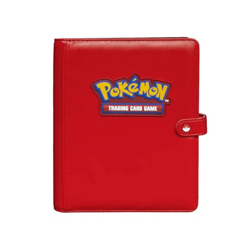 Ultra Pro | Pokemon Premium 4-Pocket Snap Binder - Red | Trading Card Accessory - Image 5