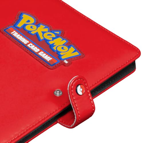 Ultra Pro | Pokemon Premium 4-Pocket Snap Binder - Red | Trading Card Accessory - Image 2
