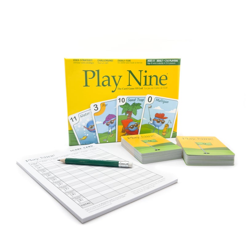 PLAY NINE - The Card Game for Families,Best Strategy Game For Couples, Fun Game Night Kids, Teens and Adults, The Perfect Golf Gift - Image 4