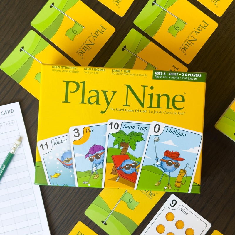 PLAY NINE - The Card Game for Families,Best Strategy Game For Couples, Fun Game Night Kids, Teens and Adults, The Perfect Golf Gift - Image 2