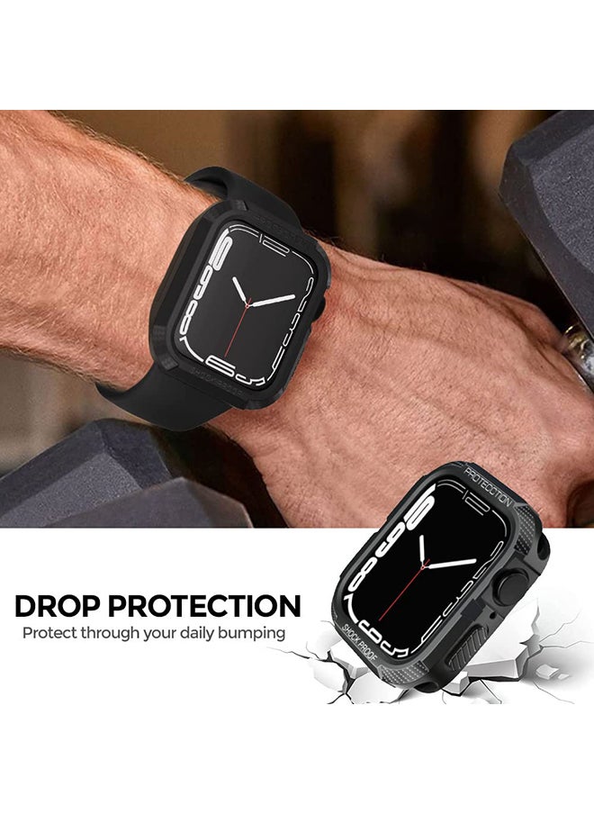 O Ozone - Matte Watch Cover for Apple Watch Ultra 49mm Case with Screen Protector (Pack of 6) Protective cover 360 Protection Shockproof Design - Multi Color - Image 1