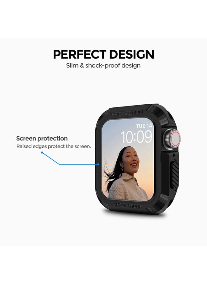 O Ozone - Matte Watch Cover for Apple Watch Ultra 49mm Case with Screen Protector (Pack of 6) Protective cover 360 Protection Shockproof Design - Multi Color - Image 1