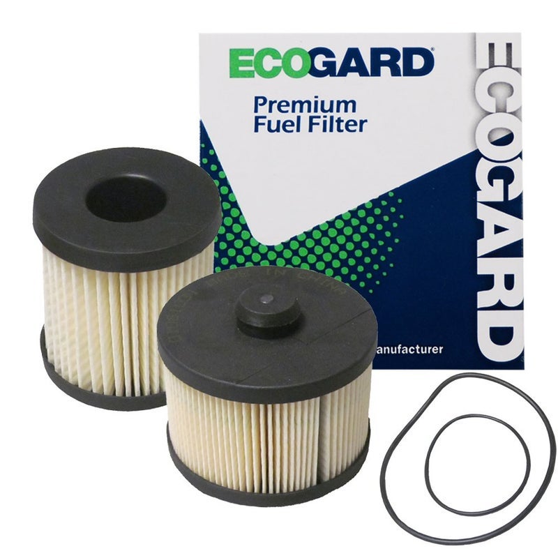 ECOGARD XF66300 Premium Diesel Fuel Filter (Set of 2) Fits Ford E-350 Super Duty 6.0L DIESEL 2004-2010, E-450 Super Duty 6.0L DIESEL 2004-2010 - Image 2