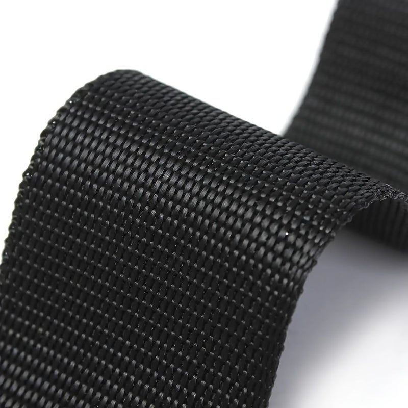 Black Nylon Webbing Tape 20mm Width 5 Yards for Backpack Pet Collar DIY Sewing - Image 3