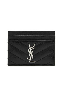 Yves Saint Laurent SAINT LAURENT Logo leather card holder  - Image 1