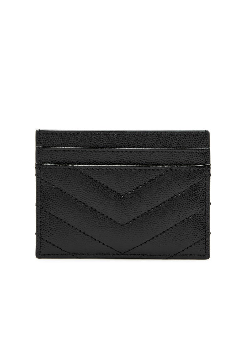 ایو سن لوران حاملة البطاقات الجلدية بشعار سان لوران SAINT LAURENT  - Image 2