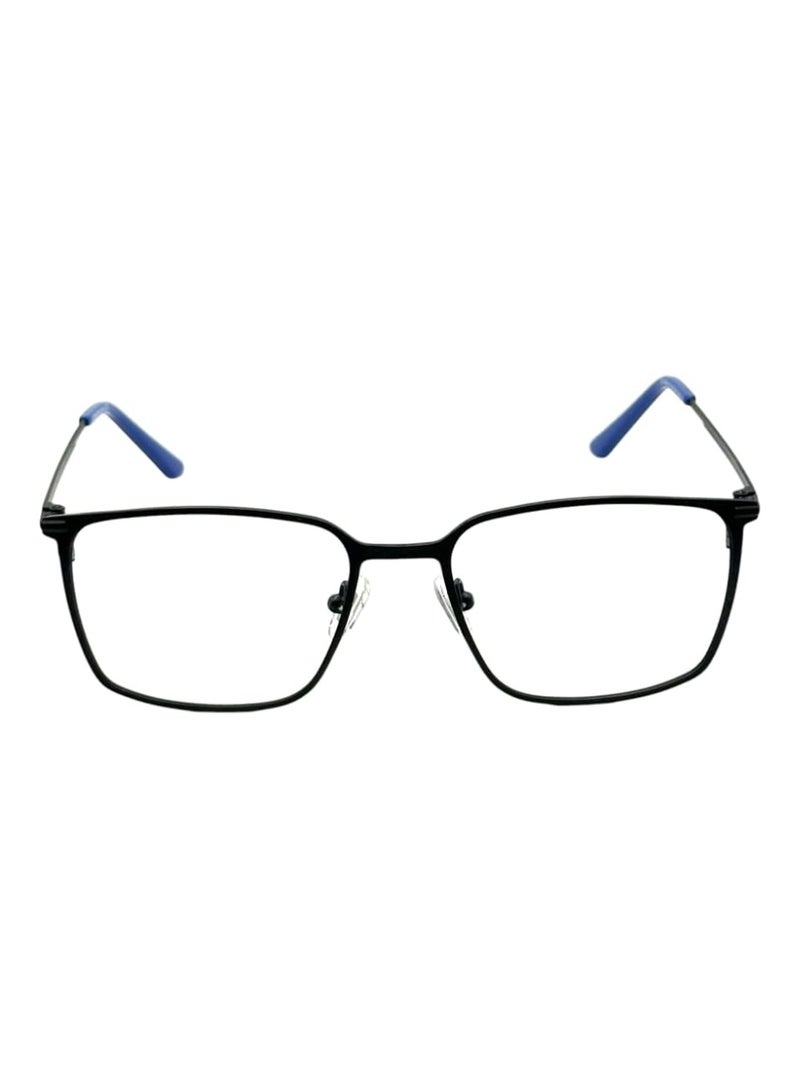 DS-5360 C2 Frame, Black & Blue Stainless Steel Frame, Modern Style Eyewear for Daily Use - Image 1