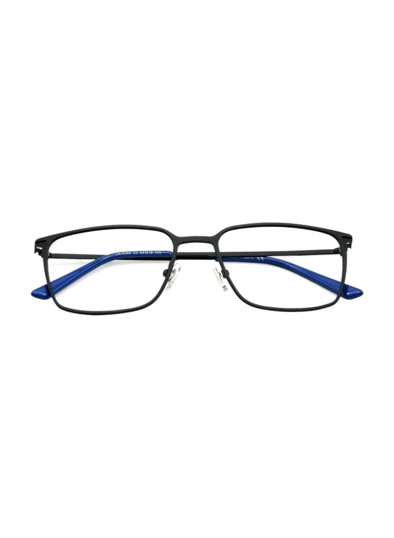 DS-5360 C2 Frame, Black & Blue Stainless Steel Frame, Modern Style Eyewear for Daily Use - Image 3