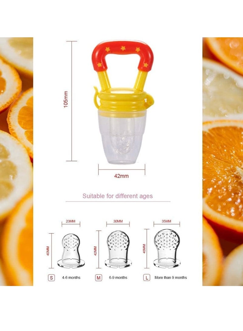 1pc Feeding Pacifier, Food, Fruit Feeder & Teething Toy, Silicone Pouches Nipple Teether aby Fruits Pacifier Food Baby Bite Vegetable Supplement - Image 2