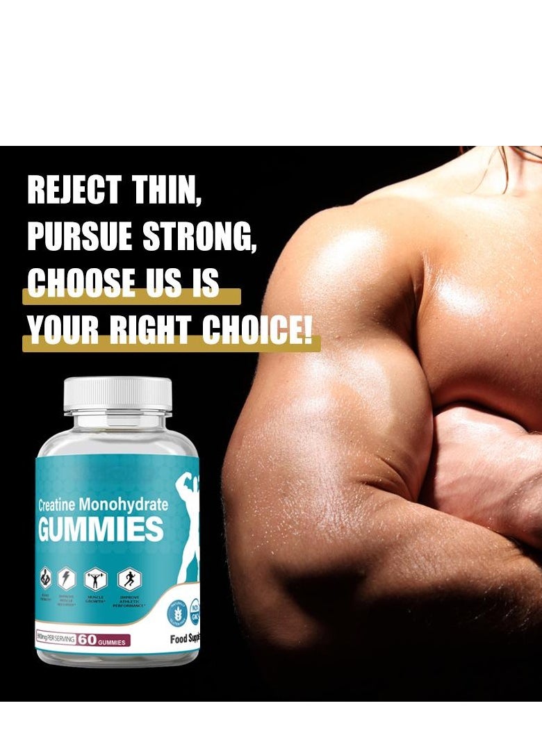 وينز تاون - Daynee الكرياتين مونوهيدرات GUMMIES سريع الوزن زيادة الوزن نمو العضلات المكملات الغذائية لجسم صحي ورشيق - Image 1