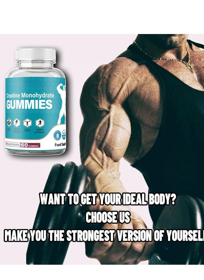 وينز تاون - Daynee الكرياتين مونوهيدرات GUMMIES سريع الوزن زيادة الوزن نمو العضلات المكملات الغذائية لجسم صحي ورشيق - Image 1