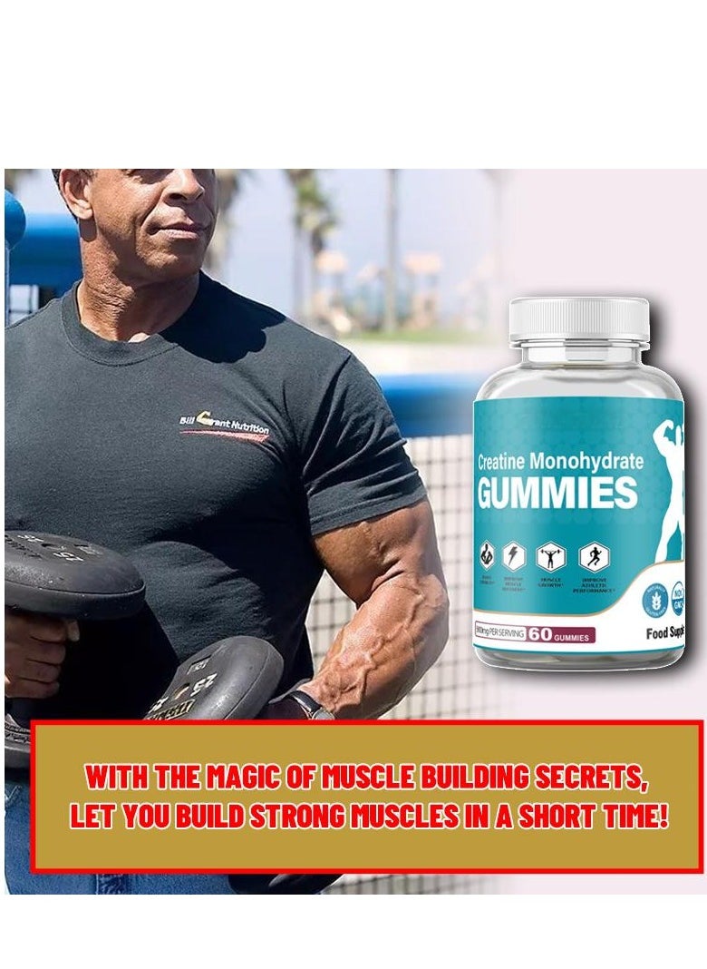 وينز تاون - Daynee الكرياتين مونوهيدرات GUMMIES سريع الوزن زيادة الوزن نمو العضلات المكملات الغذائية لجسم صحي ورشيق - Image 1