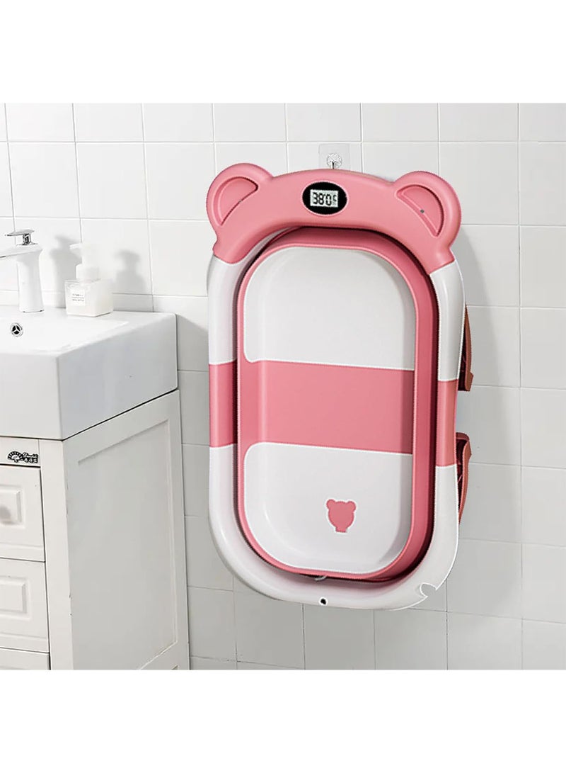 GT-Wheel Baby Bathtub with Bath Mat Thermometer and Drain Hole for Newborn to Toddler up to 36 months - Image 5