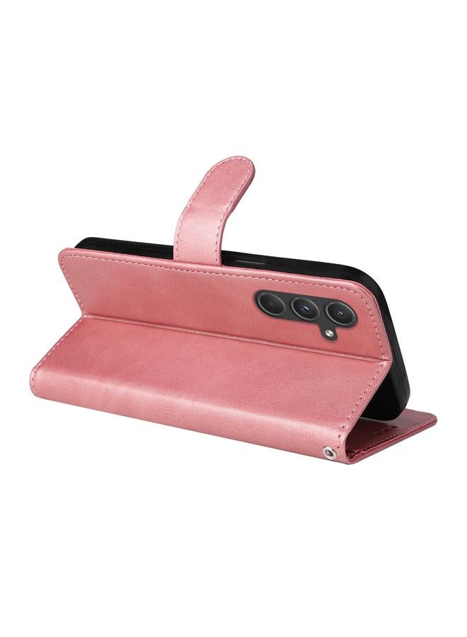 S-TOP Case For Samsung Galaxy A55 Classic Calf Texture Flip Leather Phone Case - Image 5
