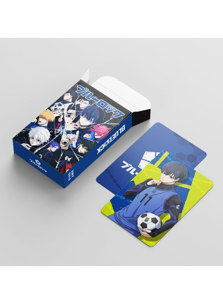 Generic 92 Pcs Anime Blue Lock Lomo Cards and Stickers  - Image 5