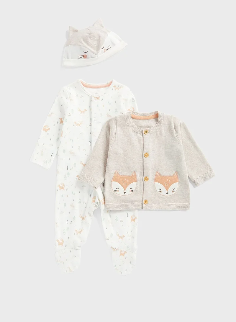 mothercare My First 3-Piece Baby Outfit Set