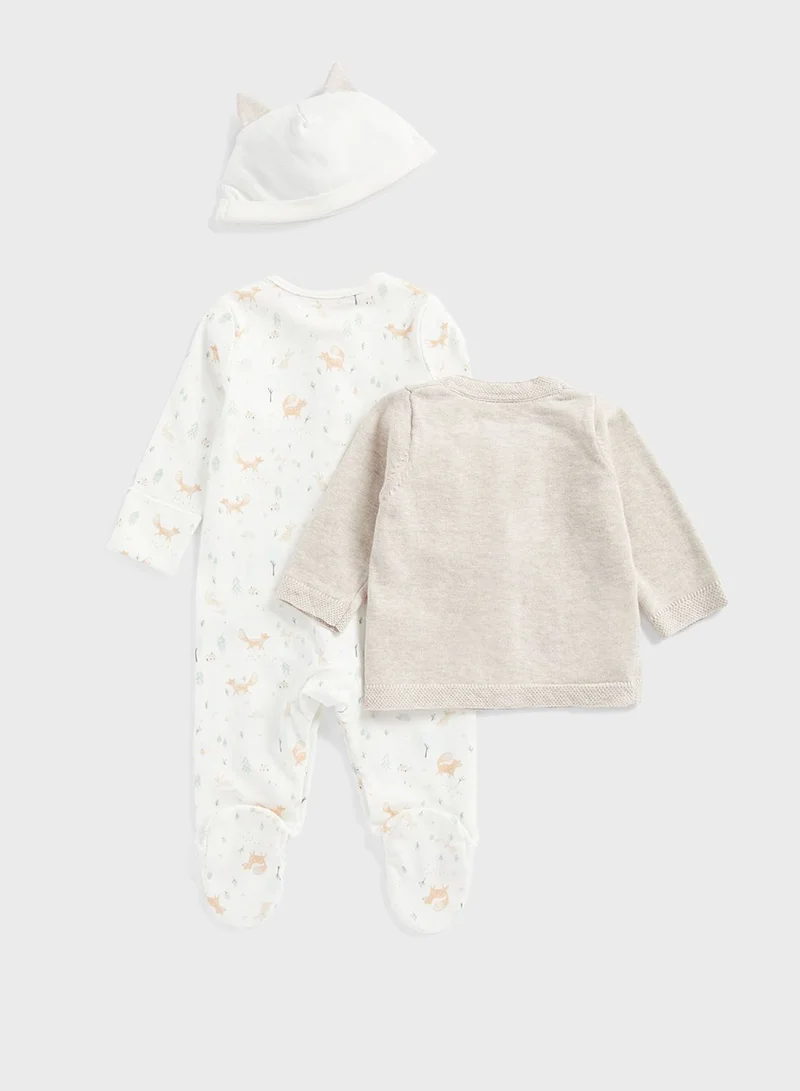 mothercare My First 3-Piece Baby Outfit Set