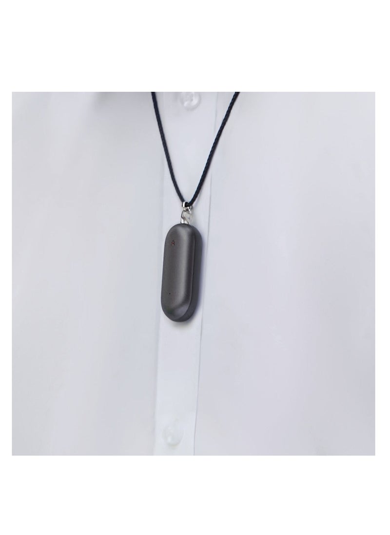 PLAUD - PLAUD NotePIN AI Voice Recorder – Wearable, App-Controlled, Transcribe & Summarize with ChatGPT, 64GB Memory, Supports 112 Languages, in Cosmic Gray - Image 1