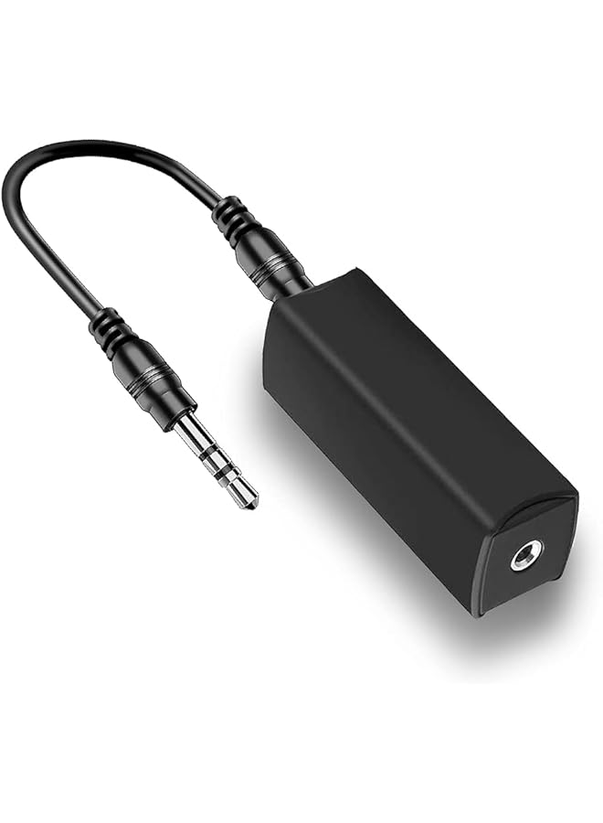 KASTWAVE Ground Loop Noise Isolator For Car Audio/Home Audio System With 3.5Mm Audio Cable, Current Sound Filter Anti-Interference Filter, Eliminates Hum - Image 1