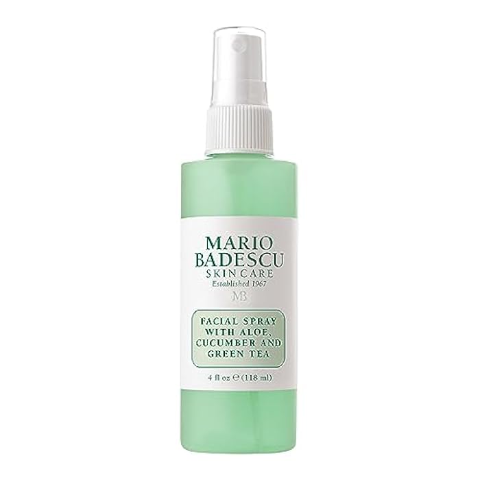 Mario Badescu Facial Spray with Aloe, Cucumber and Green Tea for All Skin Types, Face Mist that Hydrates & Invigorates - Image 1
