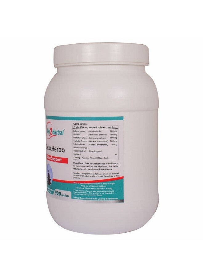 Way2Herbal Way2Herbal Detox Herbo 550mg Detox Tablet (900 Count Pack of 1)  - Image 4