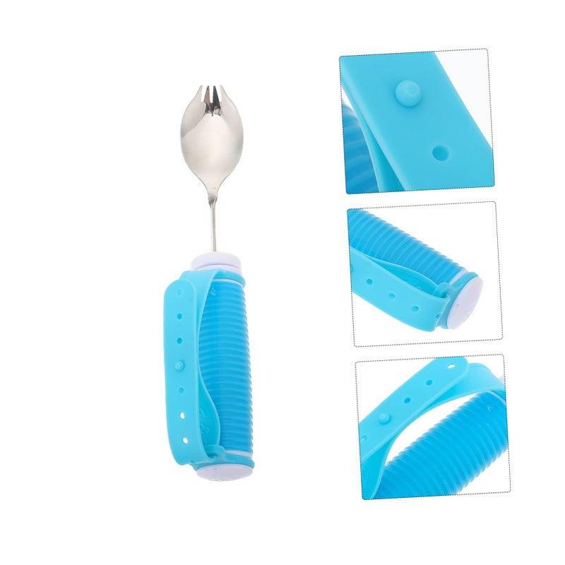 Shake Spoon For Elderly Non Slip Handle Sturdy Feeding Utensil For Seniors With Weak Grip - Image 3