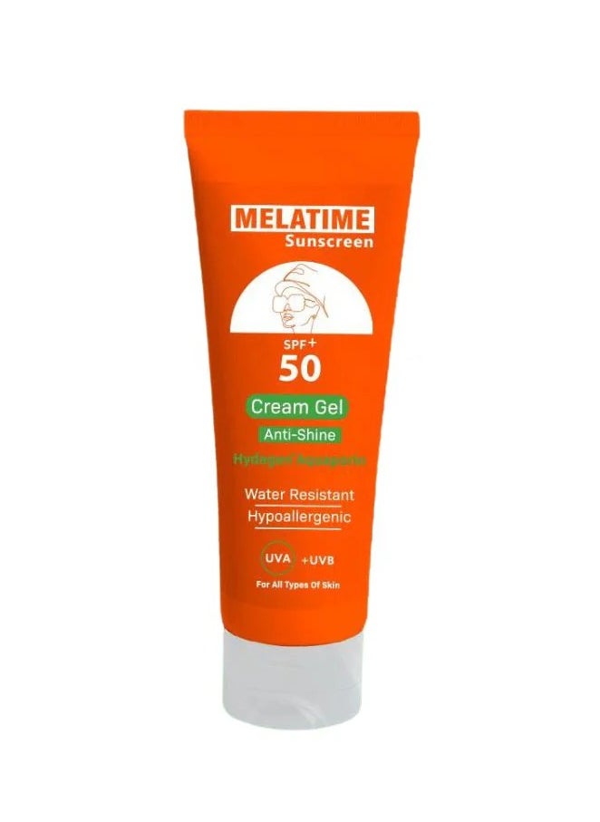 MELATIME Melatime  Sunscreen Gel Cream SPF 50 - 120ml  - Image 2