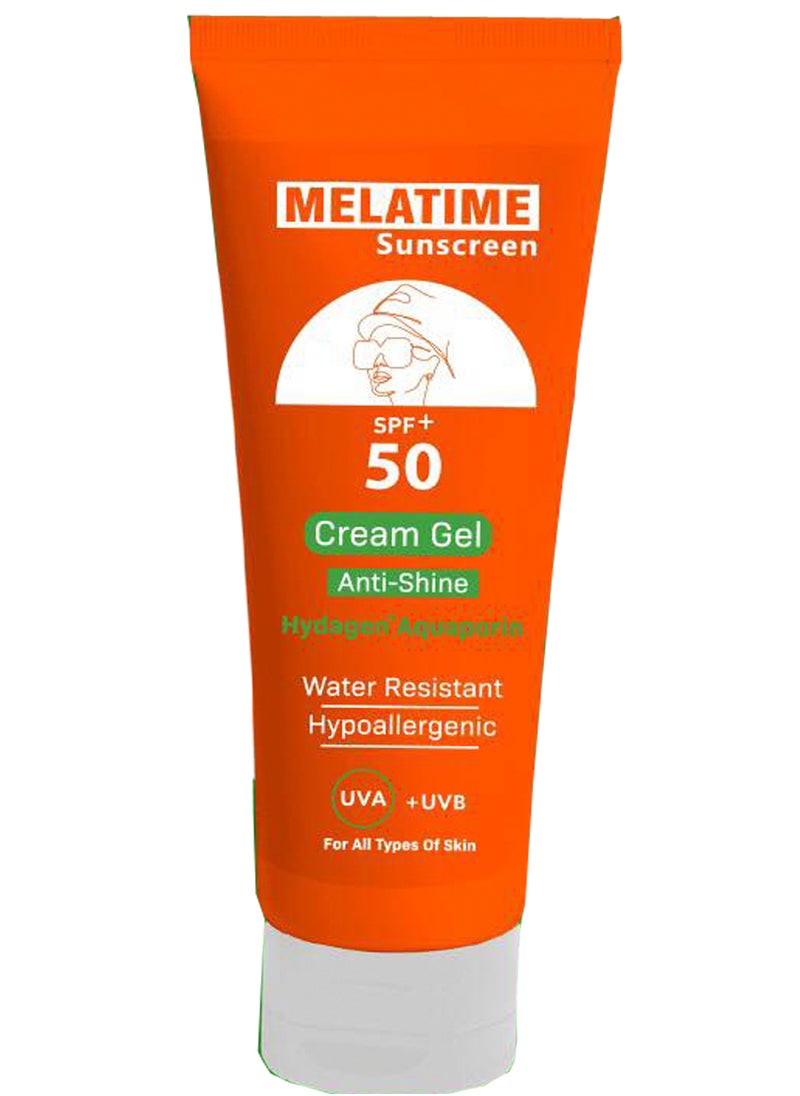 MELATIME Melatime  Sunscreen Gel Cream SPF 50 - 120ml  - Image 1