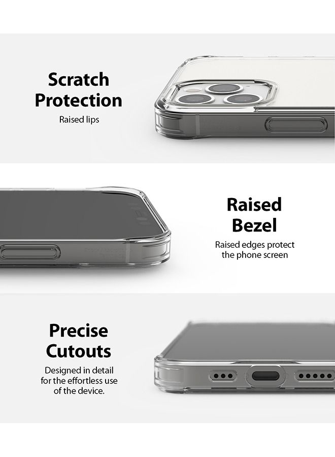 غطاء حماية لهاتف آيفون 12/12 برو شفاف - Image 3