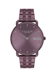 COACH Round Analog Women's Purple Case Watch - 14504298  - Image 1