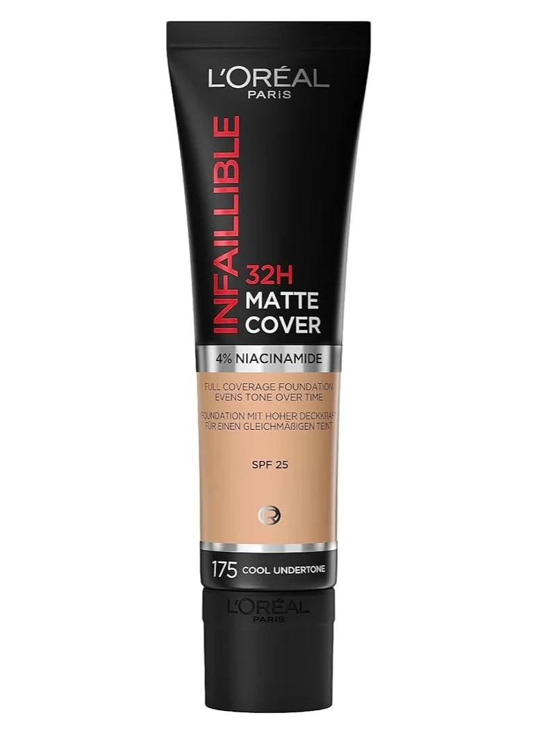 L'OREAL PARIS Infallible 32H Matte Cover, Shade 175 Cool Undertone
