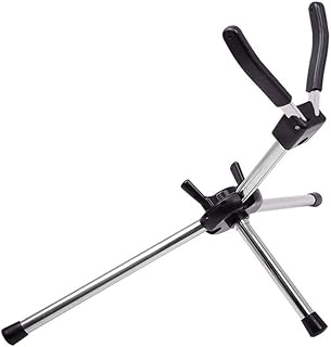 Liyafy Liyafy Foldable Saxophone Bracket Alto Tenor Sax Stand Universal Wind Instrument Bracket with Leather Bag  - Image 1