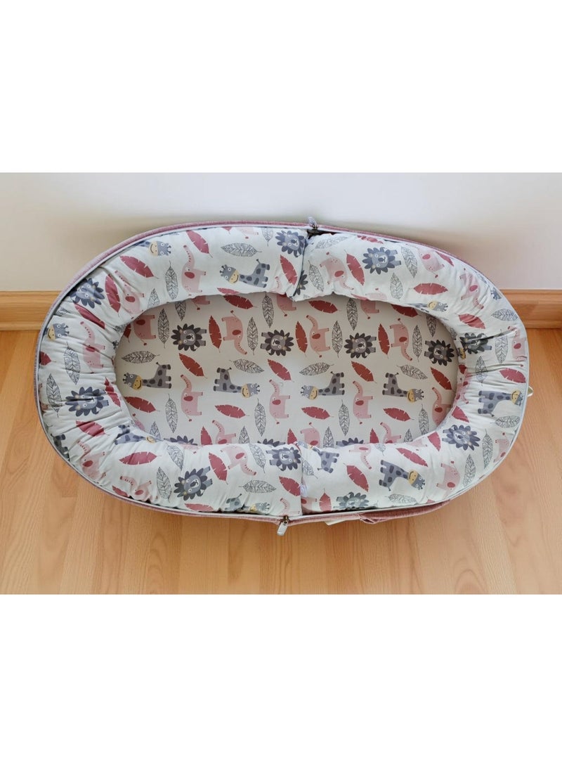 LOOFI Portable folding baby crib - lightweight baby bed in the form of a bag - baby and newborn supplies - suitable for travel and easy sleep - Color 2 - Image 5