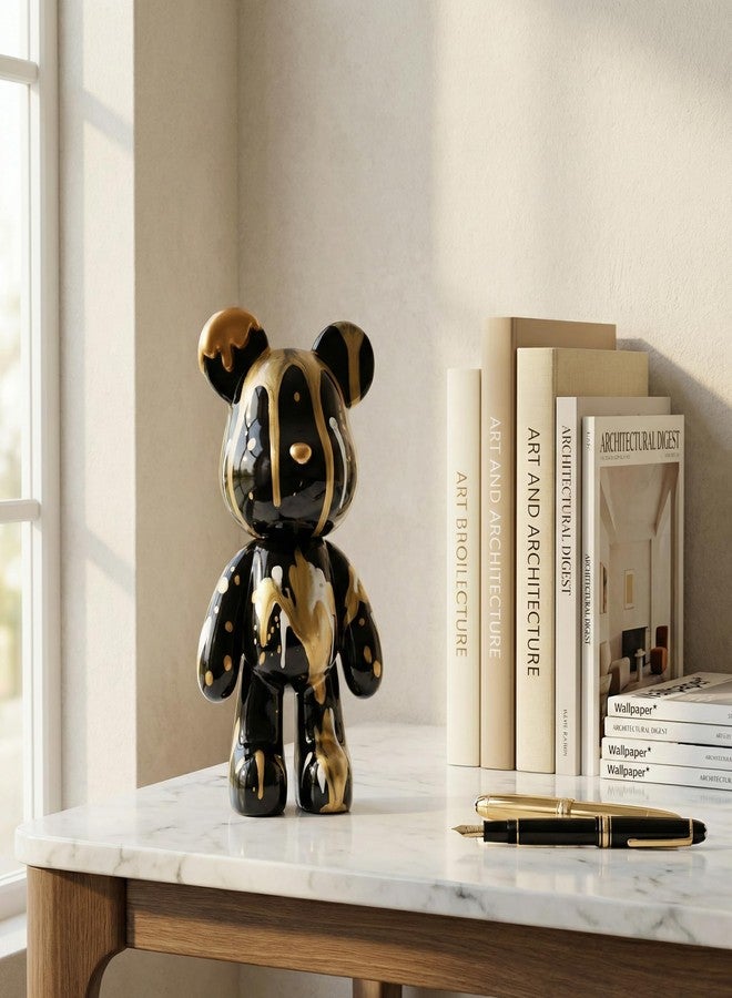 Coniuty Fluid Bear Mold for Painting, (8 Inch, Black Mold) Home Decor, DIY Bear Figure for Home Decoration - Image 5