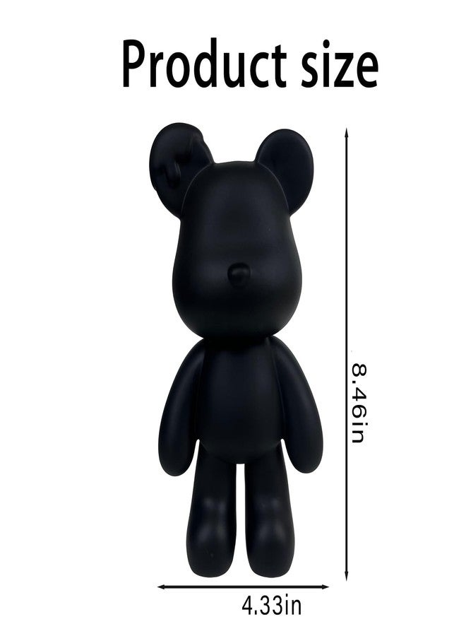 Coniuty Fluid Bear Mold for Painting, (8 Inch, Black Mold) Home Decor, DIY Bear Figure for Home Decoration - Image 3