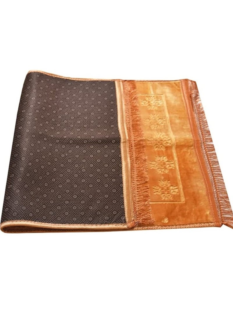 Extra Large Beige Islamic Prayer Mat Musalla 120x80cm  - Image 1