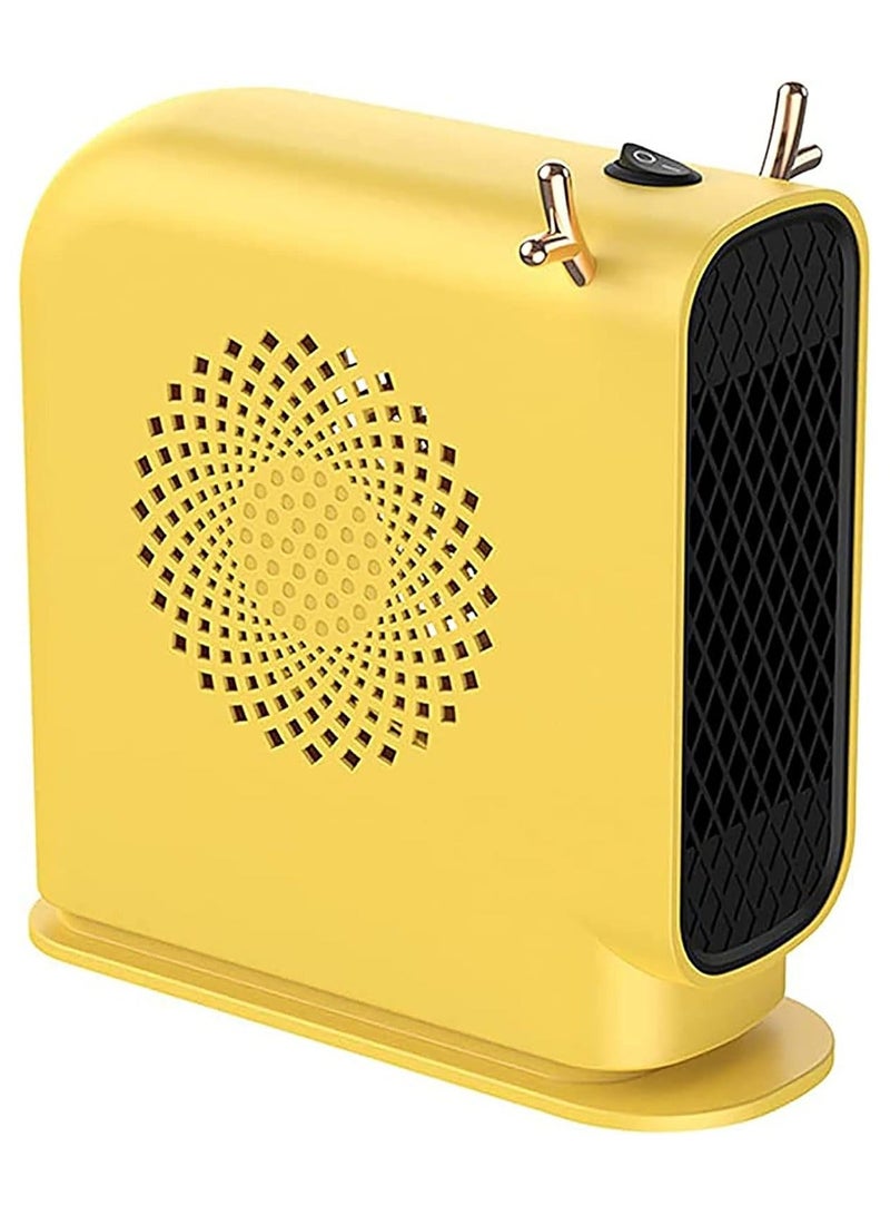 800W Portable Electric Desktop Heater – Powerful Warm Air Blower with Large Air Outlet Compact & Efficient Space Heater for Bedroom, Living Room or Dorm, Multifunctional Fan for Cozy Comfort - Image 1