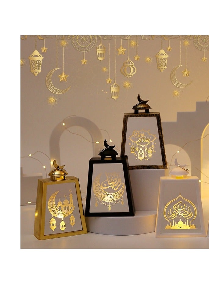 Nisf Al Qamar Illuminated Ramadan Decorative Lamps Pack OF 4 - Image 1