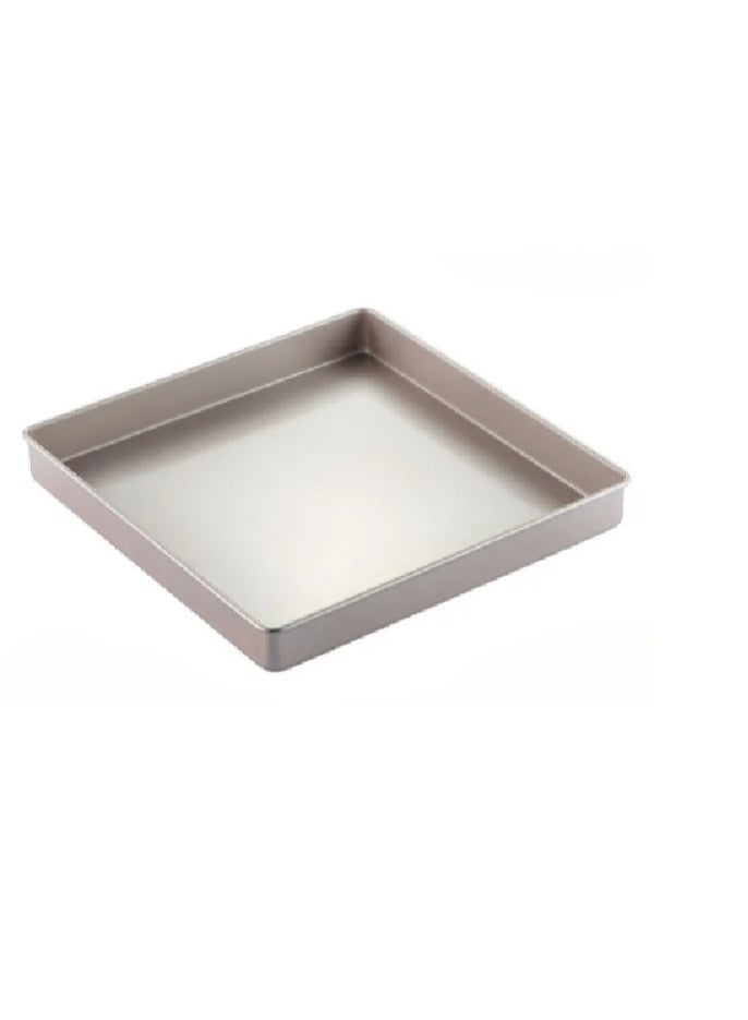 شيف ميد صينية كيك مربعة 11 إنش غير لاصقة بخامة عالية الجودة قالب خَبز احترافي لتوزيع حرارة متساوٍ وتحضير الكيك والحلويات بدقة وسهولة للاستخدام المنزلي والمخابز الصغيرة - Image 1